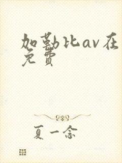 加勒比av在线免费