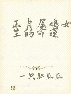 正月属鸡女的一生的命运