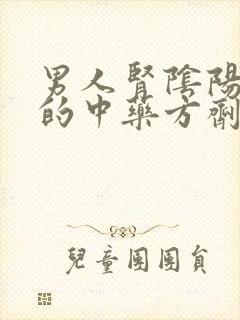 男人肾阴阳两虚的中药方剂