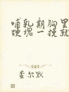 哺乳期胸里边有硬块一摸就疼