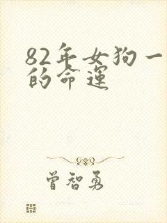 82年女狗一生的命运