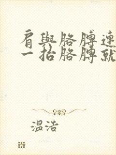 肩与胳膊连接处一抬胳膊就疼