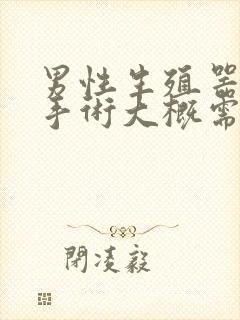 男性生殖器增大手术大概需要多钱费用封面