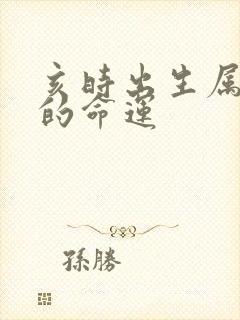 亥时出生属马人的命运