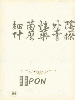 细菌性外阴痒用什么药膏擦外阴