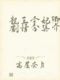 龙王令妃卿莫属剧情分集介绍封面