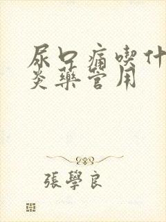 尿口痛吃什么消炎药管用