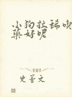 小狗拉稀吃什么药好呢