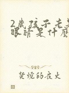 2岁孩子老是眨眼睛是什么原因