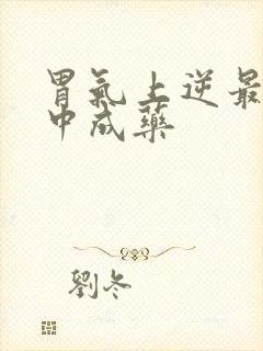 胃气上逆最有效中成药