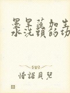 墨旱莲加生姜煮水洗头的功效封面