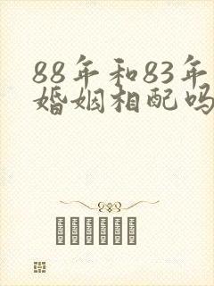 88年和83年婚姻相配吗