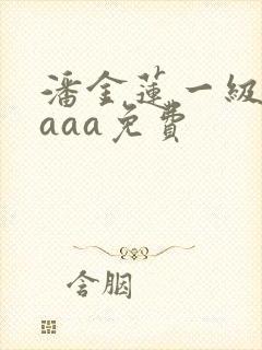 潘金莲一级淫片aaa免费