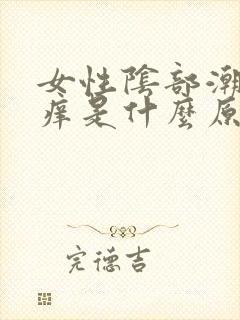 女性阴部潮湿瘙痒是什么原因封面