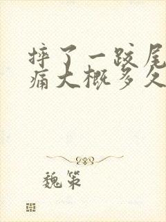 摔了一跤尾椎骨痛大概多久能恢复封面