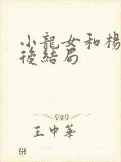 小龙女和杨过最后结局封面