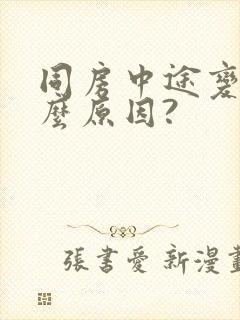 同房中途变软什么原因?