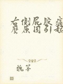 右侧屁股痛疼什么原因引起的女性