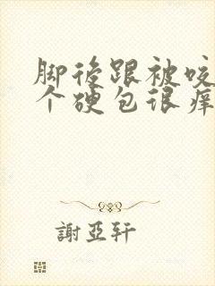 脚后跟被咬了一个硬包很痒