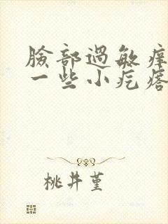 脸部过敏痒 起一些小疙瘩怎么办