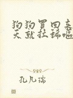 狗狗买回来第二天就拉稀呕吐怎么办