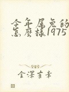 今年属兔的运气怎么样1975