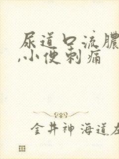 尿道口流脓流血,小便刺痛