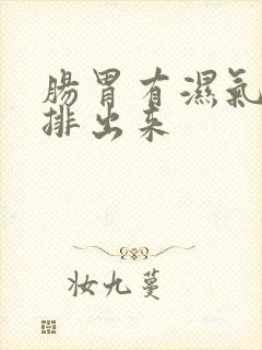 肠胃有湿气怎么排出来