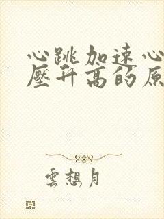 心跳加速心慌血压升高的原因封面