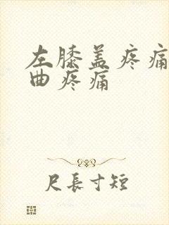 左膝盖疼痛 弯曲疼痛