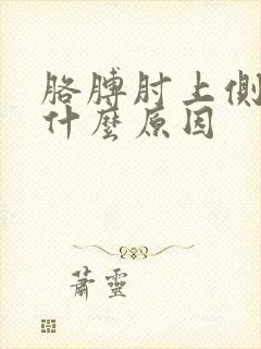 胳膊肘上侧疼是什么原因封面