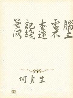 笔记本电脑插上网线连不上网