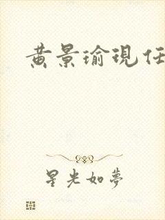 黄景瑜现任女友