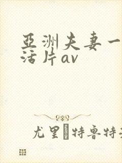 亚洲夫妻一级生活片av