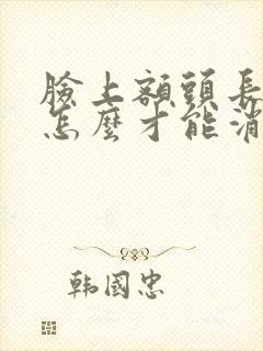 脸上额头长痘痘怎么才能消除