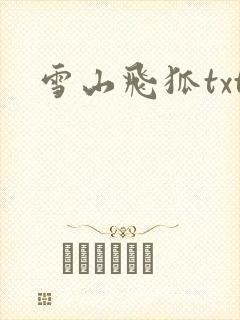 雪山飞狐txt