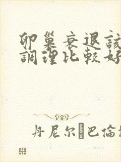 卵巢衰退该如何调理比较好