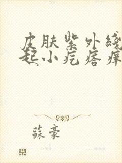 皮肤紫外线过敏起小疙瘩痒抹什么药膏好