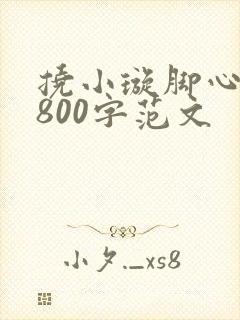 挠小璇脚心作文800字范文