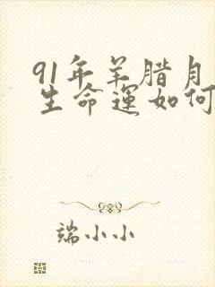 91年羊腊月出生命运如何