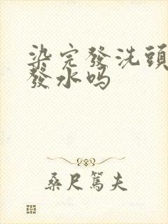 染完发洗头用洗发水吗