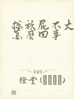 总放屁不大便是怎么回事封面