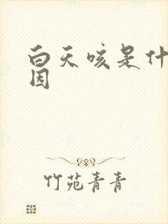 白天咳是什么原因