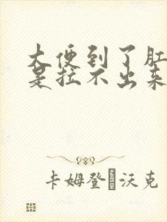 大便到了肛门就是拉不出来怎么办封面