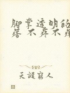 脚掌透明的硬疙瘩 不疼不痒封面