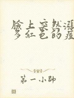 脸上突然涨了好多红色的痘痘