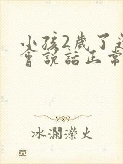 小孩2岁了还不会说话正常吗封面