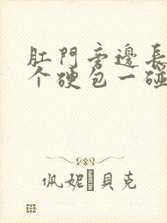 肛门旁边长了一个硬包一碰就疼