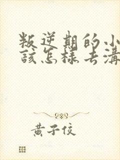 叛逆期的小孩子该怎样去沟通教育封面