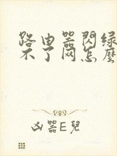 路由器闪绿灯上不了网怎么解决